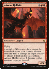 Dragoa Avérnea de Akoum / Akoum Hellkite - Magic: The Gathering - MoxLand